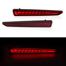 Axyaa LED Rear Bumper Reflector Light for Toyota Raize - Brake Turn Signal Fog Light