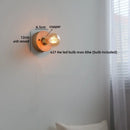 Axyaa Ceramic LED Bathroom Wall Light with Pull Chain Switch, Japan Style Mirror Decoration