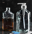 Axya Transparent Syrup Dispenser Pump Bottle Honey Jar Container