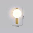 Axyaa Nordic LED Wall Light Sconce, Minimalist Design, Living Room Bedside Lamp