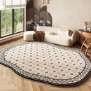 Axyaa Plush Retro Area Rug for Bedroom & Living Room, Soft Fluffy Floor Mat