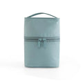Axyaa Cylinder Makeup Bag with Inner Pocket - Waterproof Travel Cosmetic Pouch