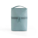 Axyaa Cylinder Makeup Bag with Inner Pocket - Waterproof Travel Cosmetic Pouch