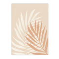 Axyaa Abstract Sun Palm Leaf Daisy Canvas Wall Art Bedroom Decor