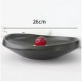 Axyaa White Ceramic Special-shaped Plates Set for Elegant Dining