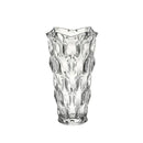 Axyaa Crystal Glass Vase Elegant Flower Arrangement Home Decor Bottle