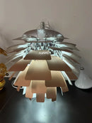 Axyaa Aluminum Chiba Chandelier LED Pendant Light for Modern Living & Dining Rooms
