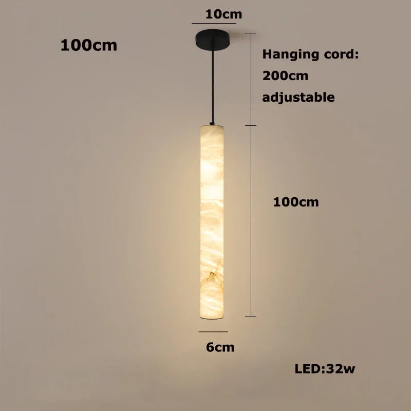 Luxury Marble Pendant Lights by Axyaa: Elegant Chandeliers for Home Decor