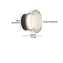 Axyaa LED Acrylic Aluminum Wall Lamp Modern Nordic Bedroom Bedside Stair Light