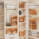 Axyaa Clear Foldable Storage Box with Lid - Large Capacity for Home Organization