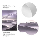 Violet Dream Lake Bridge Bloom Canvas Wall Art by Axyaa