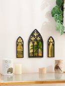 Gothic Mirror Wall Decor Rustic Farmhouse Decoration Aesthetic Wall Art for Living Room by Axyaa