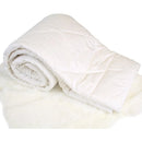 Axyaa Australian Wool Comforter, Mid-Weight Duvet Insert, Organic Cotton Shell, Machine Washable