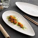Axya Ceramic Dinner Plate Set: Restaurant Steak Sushi Salad Specialty Tableware