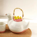 Axyaa Ceramic Duck Water Kettle - Charming Tea Set for Afternoon Tea