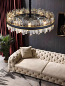 Axyaa European Crystal Chandelier: Elegant Lighting for Home