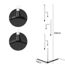 Axya RGB Corner Floor Lamp: Dimmable Smart LED Mood Light for Bedroom