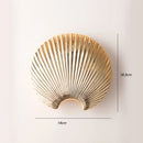 Axyaa Shell Wall Hanging: Elegant Ceramic Ornaments for Advanced Home Decor