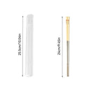 Axyaa Stainless Steel Non-Slip Chinese Chopsticks - Portable & Reusable