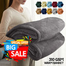 Axyaa Cozy Plush Fleece Blanket for Bed Sofa - All Season Lightweight Warm Winter Blanket
