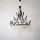 Axyaa Duplex Crystal Chandelier: Luxe Nordic French Light for Home Decoration