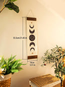 Moon Phase Butterfly Tapestry Macrame Wall Hanging by Axyaa