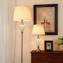 Axyaa Modern Chinese Ceramics LED Floor Lamp for Home Living Room & Bedroom