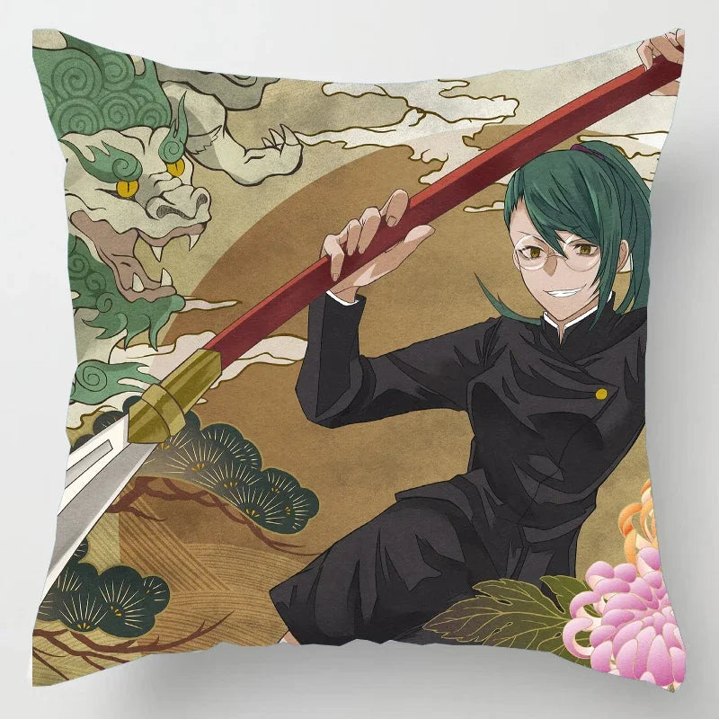 Jujutsu Kaisen Itadori Yuji & Gojo Satoru Pillowcases by Axyaa - Home Decor & Sofa Essential