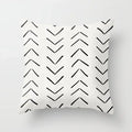 Axyaa Geometric Sunset Rainbow Pink Pillowcase