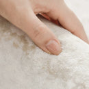 Axyaa Irregular Shape Fluffy Flower Carpet Soft Plush Rug for Living Room and Bedroom