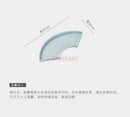 Axyaa Large Snack & Dim Sum Ceramic Dessert Tray with Dried Fruit, Chinese Style.