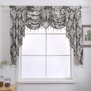 Axyaa European Jacquard Short Curtain for Elegant Home Decor