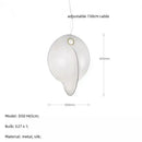 Axyaa Nordic Silk Pendant Chandelier for Dining Room, Hotel, and Home Decor