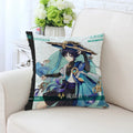 Axyaa Anime Pillow Cover 45x45, Decorative Cushion for Sofa, Bed, Home Decor