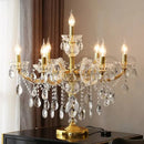 Axyaa Crystal Floor Lamp: Modern Luxury LED Fixture for Bedroom, Living Room & Villa Art