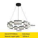 Axyaa Designer Copper Chandelier, Modern Island Table Lamp