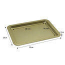Axyaa Carbon Steel Non-Stick Baking Pan 33cm x 24cm - Oven Tray for Baking Variety of Foods