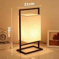 Axyaa Chinese Linen LED Desk Lamp: Classical Simplicity for Study, Reading, and Bedroom