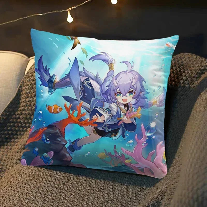 Axyaa Star Rail Square Cushion Cover - Luxury Sofa Decor & Wedding Gift