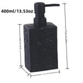 Axyaa Stone Texture Ceramic Lotion Bottle- Home Hotel Shampoo Hand Wash Anti Slip Design