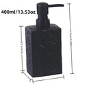 Axyaa Stone Texture Ceramic Lotion Bottle- Home Hotel Shampoo Hand Wash Anti Slip Design