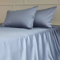 Axyaa Mulberry Silk Luxury Bed Sheet Set - 4/6pcs Bedroom Bedding King Queen Double Single