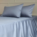 Axyaa Mulberry Silk Luxury Bed Sheet Set - 4/6pcs Bedroom Bedding King Queen Double Single
