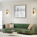 Nordic Metal Tube Resin Wall Lights by Axyaa - Gold/Silver, Modern Living Room Sconce