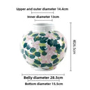 Axyaa Floral Ceramic Vases: European Style, High-End Feel, Hydroponic, Living Room Décor