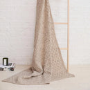 Axyaa Irish Wool Blanket: Cozy Cable Knit Design, 100% Worsted Wool, Ethically Made in Ireland