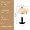 Axyaa Vintage Wooden Floor Lamp for Living Room and Bedroom LED Lighting