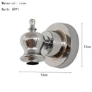 Axyaa Chrome Wall Light 3000K Sconce, Art Deco Bedroom Atmosphere, Hotel Stairs