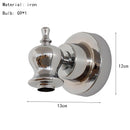 Axyaa Chrome Wall Light 3000K Sconce: Bedroom Stairs Parlor Hotel Art Deco