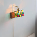 Axyaa Swing Arm Glass LED Wall Lamp Modern Nordic Stair Light Wandlamp